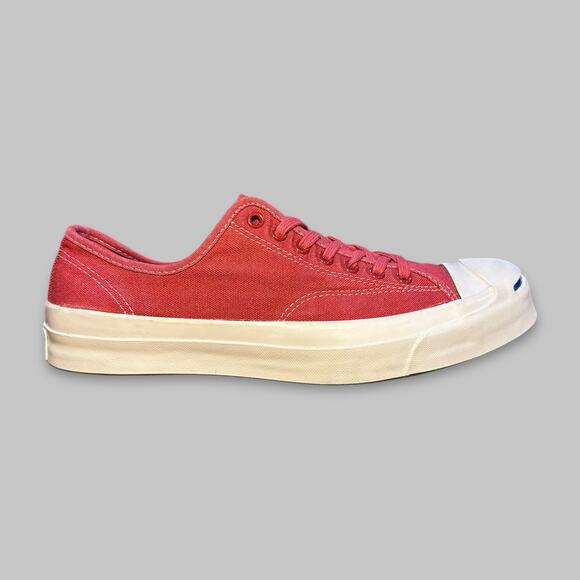 Converse Jack Purcell Ox Red Canvas Sneakers - Men’s Size 9 - Picture 2 of 6